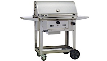 Bull Barbecue Bison 30" Charcoal Stainless Steel Cart | 67531
