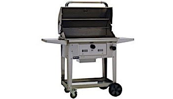 Bull Barbecue Bison 30" Charcoal Stainless Steel Cart | 67531