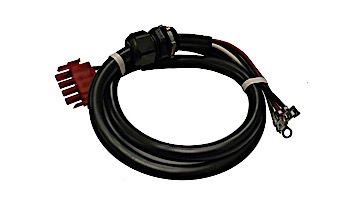 Spa Builders 34" Spa Pump Cord Assy | 230V 2 Speed 4 Pin Amp Connector  | 38-0109A