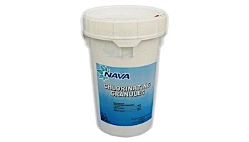 Nava Label Multi-Functional Chlorinating Granules 50lb Plastic Pail | 652005404