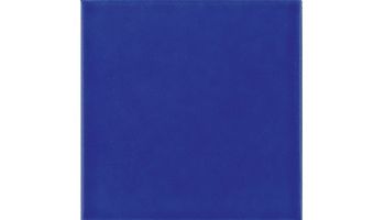 National Pool Tile 6x6 Solid Single Bullnose Tile | Glossy Cobalt Blue | M6764C SBN