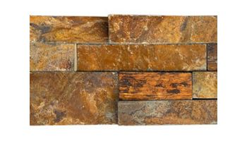 National Pool Tile Natural Ledgerstone 6x24 | Bark | LDGR-BARK