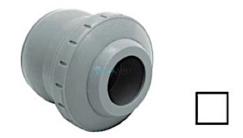 AquaStar Three Piece Directional Eyeball Fitting | 2_quot; Knock-in | with 1_quot; Orifice | White | 6101