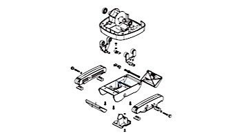 AquaStar ProStar Replacement Parts | Propulsion/Conversion Kit | White | HWN16001