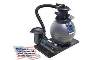 Waterway TWM-30-S Above Ground Pool Sand Filter System | 1/2HP Pump with Trap 16" Filter | 520-1601