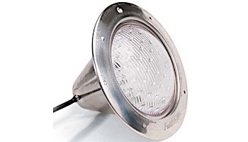 J&J Electronics Pool Light Fixture LED Pure White 120V 30' Cord | Hi Temp Rated for Spas | LPL-H30-P1-WHT-120-S