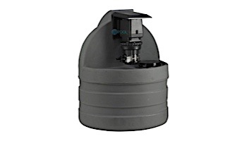 Stenner Pumps Tank System | Single Head Adjustable Output Peristaltic Pump | 15 Gallon Gray Tank | 220V | S1G45MJL1B2STAA