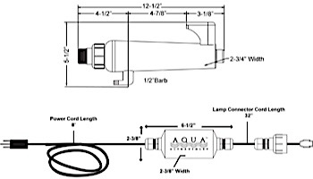 Aqua Ultraviolet Advantage 2000 with Hanger | 8 Watt | A00285
