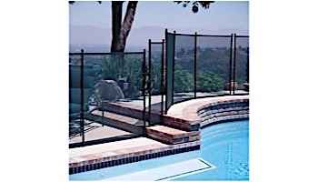 GLI Pool Products Inground Removable Safety Fence | Section 4'x10' Black | 4300500
