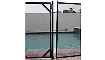 GLI Pool Products Protect-A-Pool Inground Safety Fence | 4' x 12' Section Black | Model NE180F | 30-0412-BLK-PAP