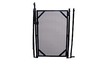 GLI Pool Products Protect-A-Pool Inground Safety Fence Gate | 4_#39; x 30_quot; Black | NE186 30-0400-BLK-GATE-CGS