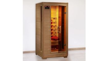 HeatWave Buena Vista 1-2 Person Hemlock Infrared Sauna with 3 Ceramic Heaters | SA2400