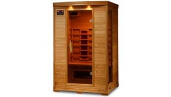 HeatWave Coronado 2-Person Hemlock Infrared Sauna with 5 Ceramic Heaters | SA2406