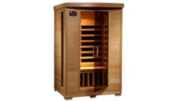 HeatWave Coronado 2-Person Hemlock Deluxe Infrared Sauna with 6 Carbon Heaters | SA2409