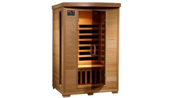 HeatWave Coronado 2-Person Hemlock Deluxe Infrared Sauna with 6 Carbon Heaters | SA2409