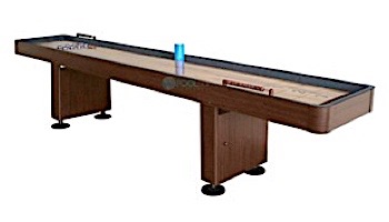 Hathaway Challenger 9-Foot Shuffleboard Table | Walnut Finish | NG1205 BG1205