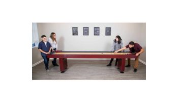 Hathaway Challenger 9-Foot Shuffleboard Table | Dark Cherry Finish | NG1210 BG1210