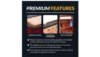 Hathaway Challenger 72-In Air Hockey Table with LED Scoring | Cherry Finish | NG1210 BG1210