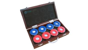 Hathaway Shuffleboard Pucks with Case | Set of 8 | NG1223 BG1223