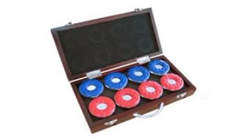 Hathaway Shuffleboard Pucks with Case | Set of 8 | NG1223 BG1223