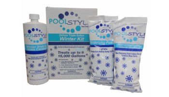 PoolStyle Deluxe Triple Action Winterizing  Kit | 15,000 Gallons | 33845P