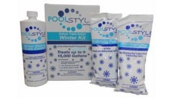 PoolStyle Deluxe Triple Action Winterizing  Kit | 15,000 Gallons | 33845P