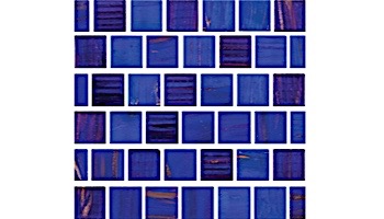 National Pool Tile Canyon Gems 1x1 Glass Tile | Blue Quartz | 201-021