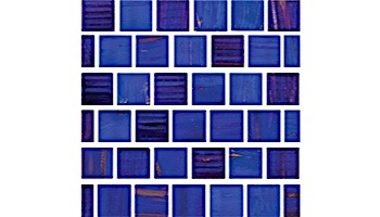 National Pool Tile Canyon Gems 1x1 Glass Tile | Blue Quartz | 201-021