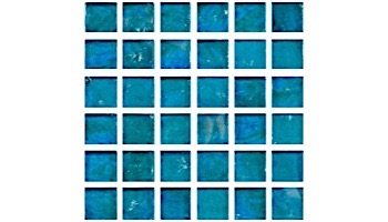 National Pool Tile Arctic 1x1 Glass Series Pool Tile | Lagoon | AT083