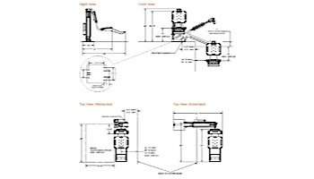 SR Smith multiLift Pool Lift with Control System Assembly and Armrests | 575-0005