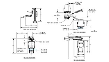 SR Smith multiLift ADA Compliant Flanged Pool Lift with Activation Key | 575-1000