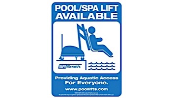 SR Smith Pool Lift Available Sign | 900-5000