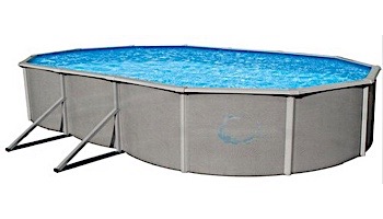 Belize 15'x30' Oval Steel Wall Pool 52" Tall without Liner | NB2534