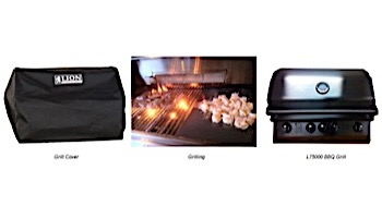 Lion Premium Grills L-90000 40" 5-Burner Stainless Steel Built-in Propane Grill with Lights | 90814