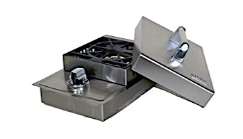 Lion Premium Grills Stainless Steel Single Side Burner Natural Gas | L5631