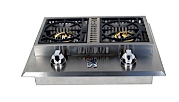 Lion Premium Grills Stainless Steel Double Side Burner Natural Gas | L1634