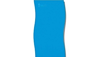 Solid Blue 8'X12' Oval Standard Gauge Overlap Style Liner NL211-20 | LI081220