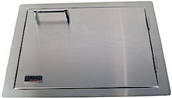 Lion Premium Grills Stainless Steel Horizontal Door with Towel Rack | L2219
