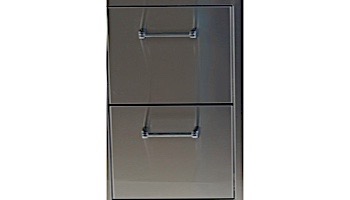 Lion Premium Grills Stainless Steel Double Drawer | L2374