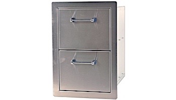 Lion Premium Grills Stainless Steel Double Drawer | L2374