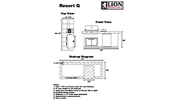 Lion Premium Grill Islands Resort Q with Stucco Natural Gas | 90109NG