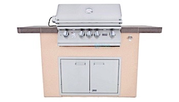 Lion Premium Grill Islands Superior Q with Rock or Brick Propane | 90102LP