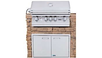 Lion Premium Grill Islands Sensational Q with Stucco Natural Gas | 90105NG