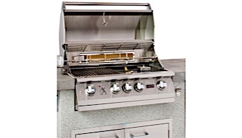 Lion Premium Grill Islands  Advanced Q with Stucco Propane | 90107LP