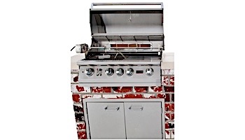 Lion Premium Grill Islands Premium Q with Stucco Natural Gas | 90111NG
