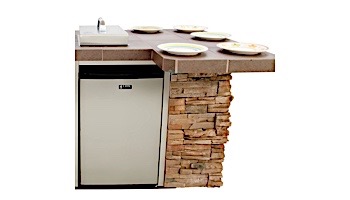 Lion Premium Grill Islands Quality Q with Stucco Propane | 90113LP