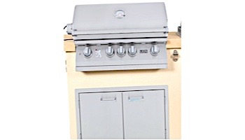 Lion Premium Grill Islands Entertainment Q with Stucco Natural Gas | 90115NG