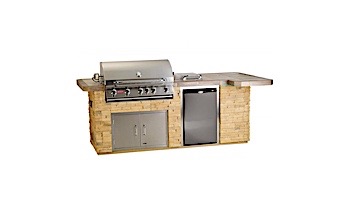 Bull Outdoor Products BBQ Island in Stucco | 31014