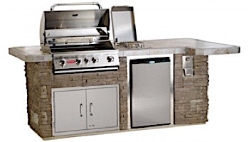 Bull Outdoor Products BBQ Island in Stucco | 31014