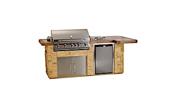 Bull Outdoor Products BBQ Island in Stucco | 31014